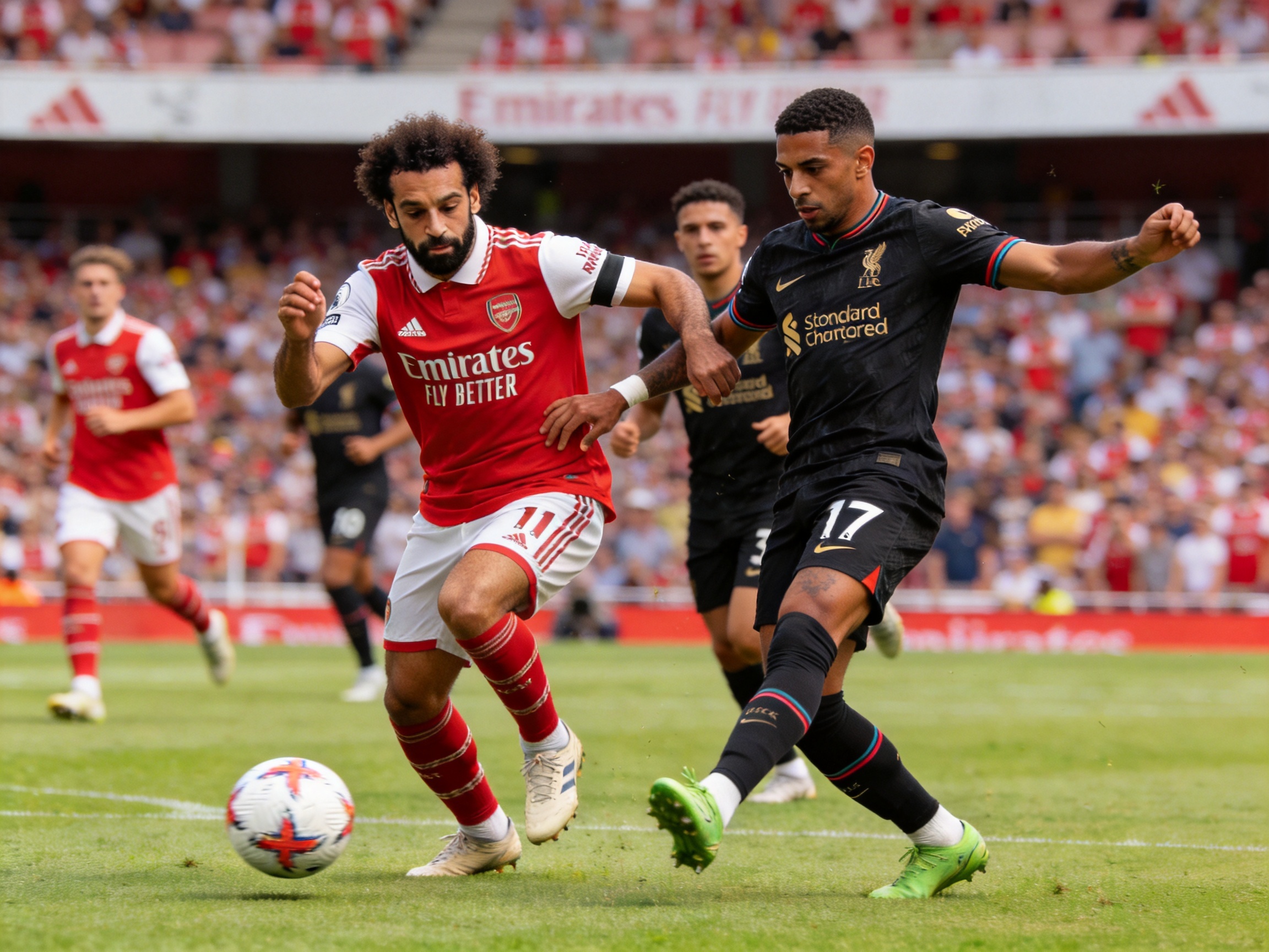 英超 阿森纳2-2利物浦